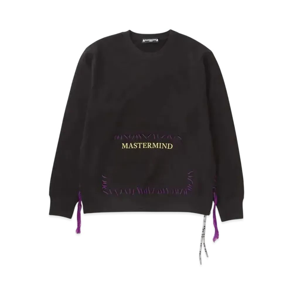 mastermind WORLD Hand-Stitched Crewneck "Black"