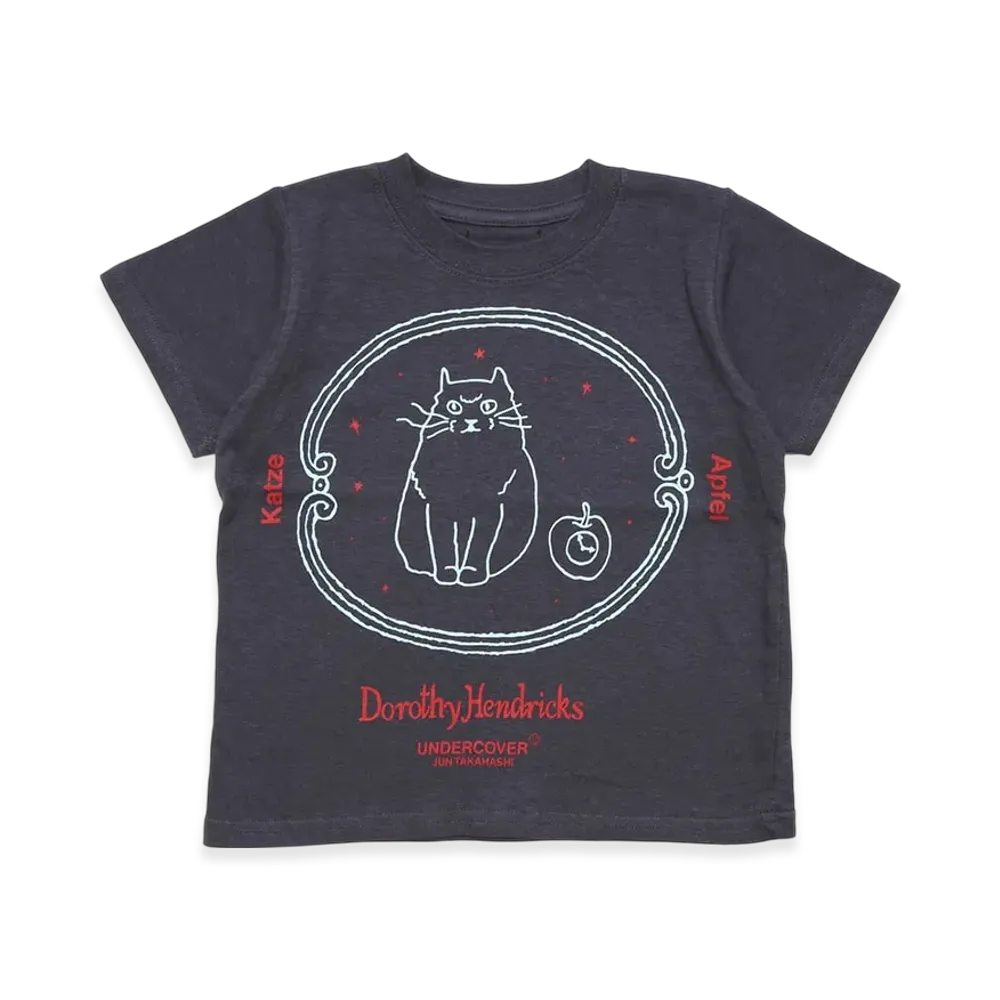 UNDERCOVER x Dorothy Hendricks Cat & Gilapple Kids Tee "Charcoal"