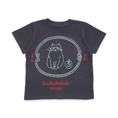 UNDERCOVER x Dorothy Hendricks Cat & Gilapple Kids Tee "Charcoal"
