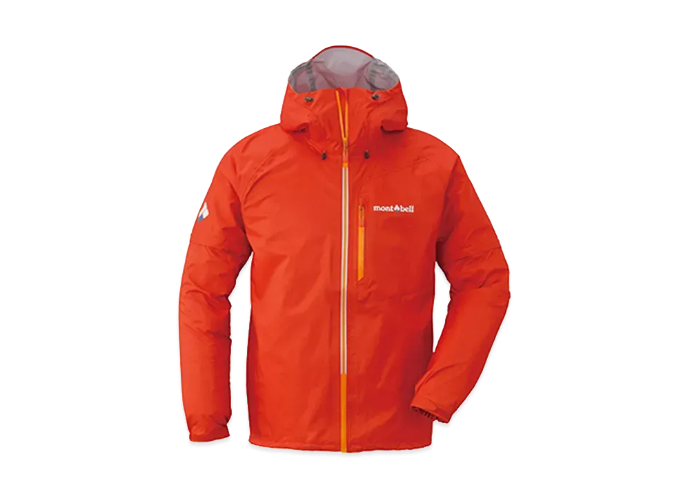 mont-bell US Convertible Rain Jacket "Hot Red"