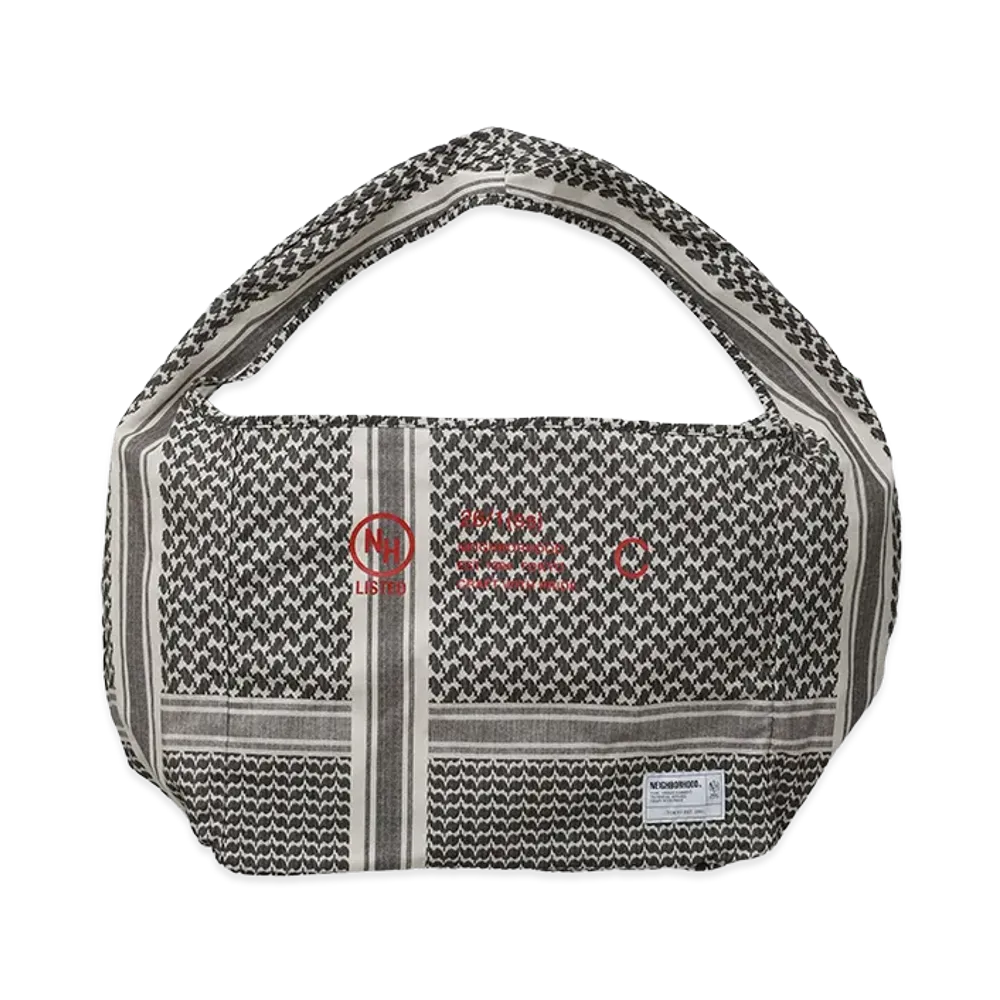 NEIGHBORHOOD Shemagh Newspaper Bag "Black"