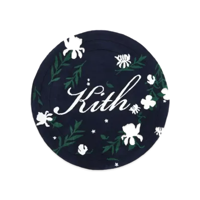 Kith Summer Floral Script Rug "Nocturnal"
