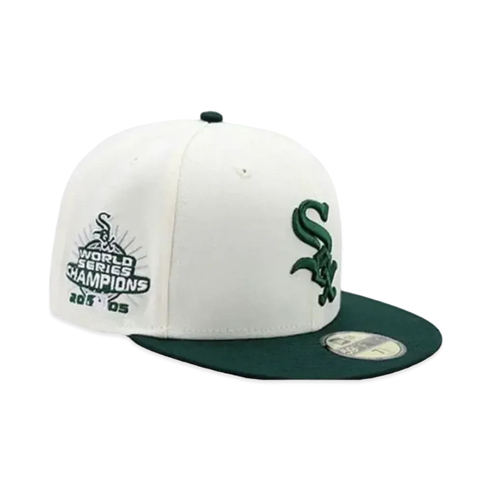 NEW ERA x THE CAP MIMOSA BLAST PACK 59Fifty Chicago White Sox "Chrome White/Dark Green"