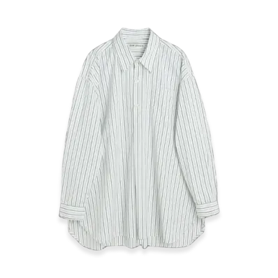 OUR LEGACY Popover Shirt "Olympic White Stripe"