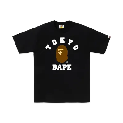 A BATHING APE Tokyo College Tee "Black"