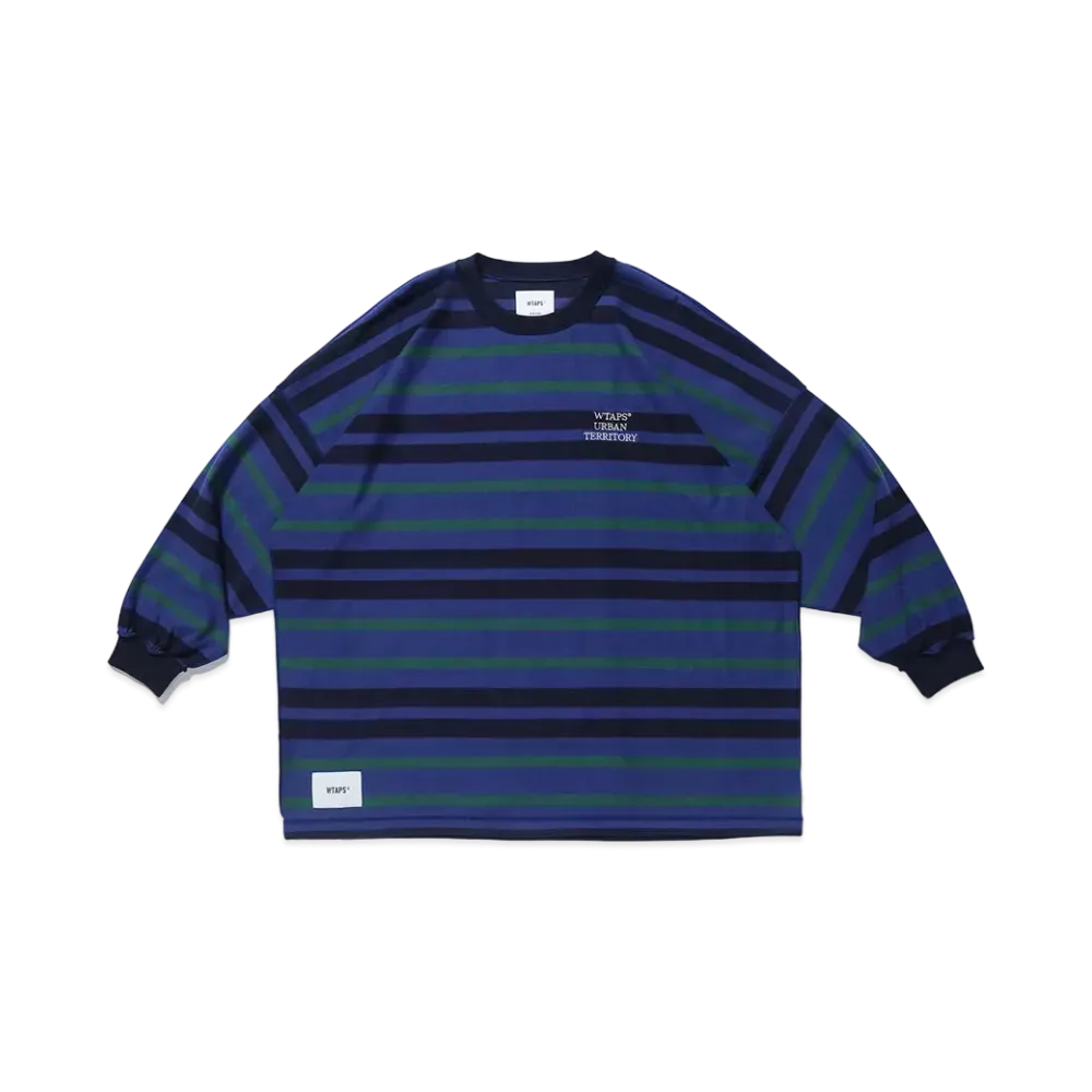 ダブルタップス ジャム 01 / LS / コットン "ブルー"