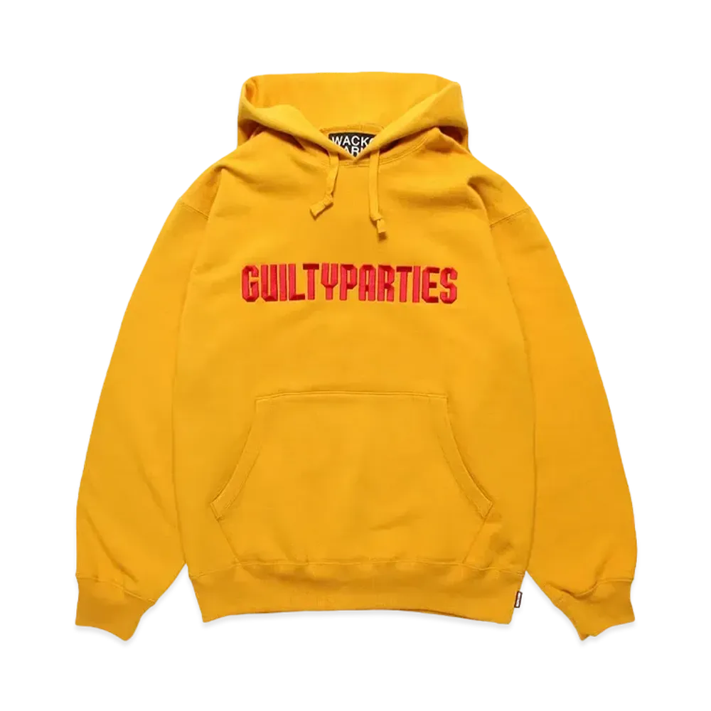 WACKO MARIA Heavy Weight Hooded Sweat Shirt "Yellow"