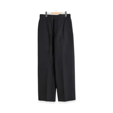 COMOLI Post Work Twill Pants "Black"