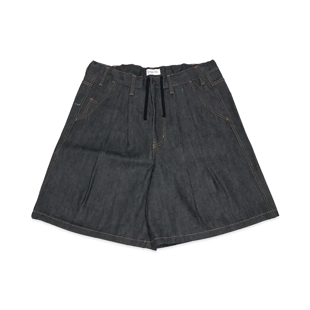 ALOUND Selvedge Denim Shorts "Black Denim"