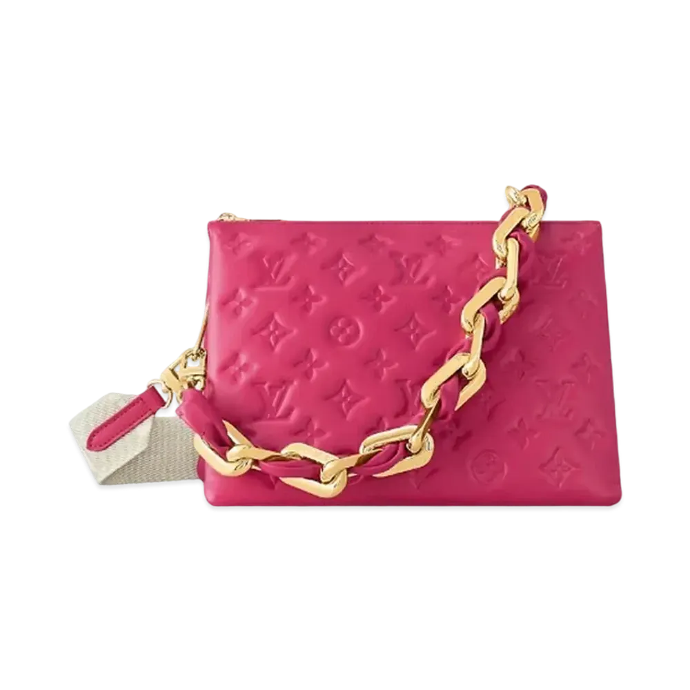 Louis Vuitton Coussin PM Monogram Embossed "Bougainvillier"