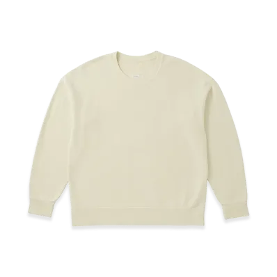 visvim Jumbo SB Sweat L/S DMGD "LT.Yellow"