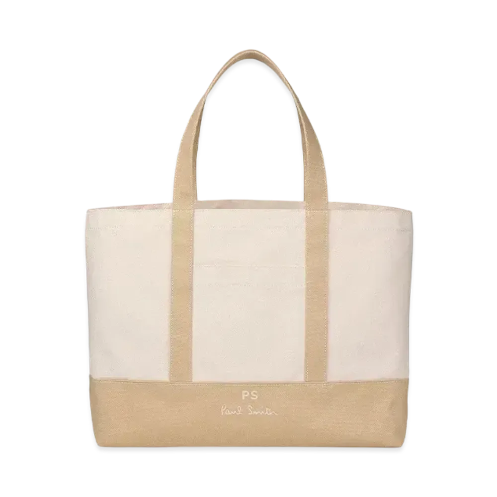 Paul Smith PS Weekend Tote Bag "Ivory"