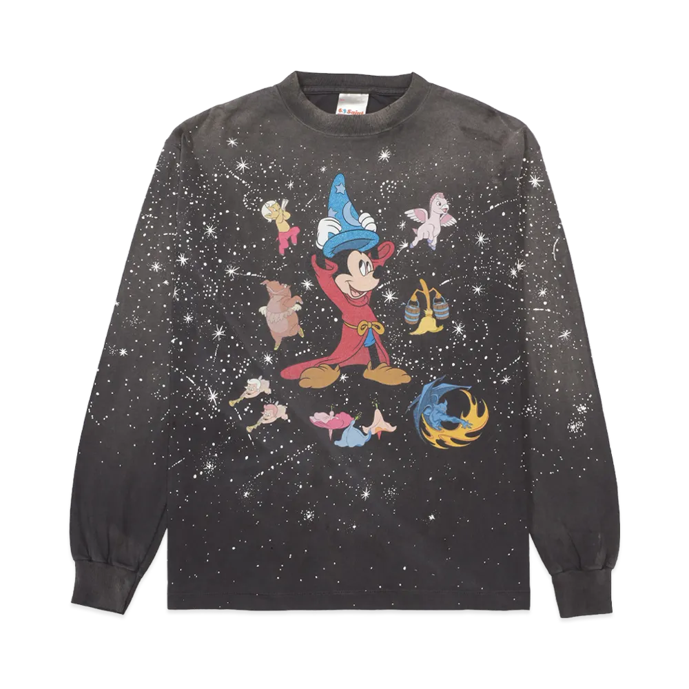 SAINT Mxxxxxx x Disney DSNY LS T-Shirt/Fantasia "Black"