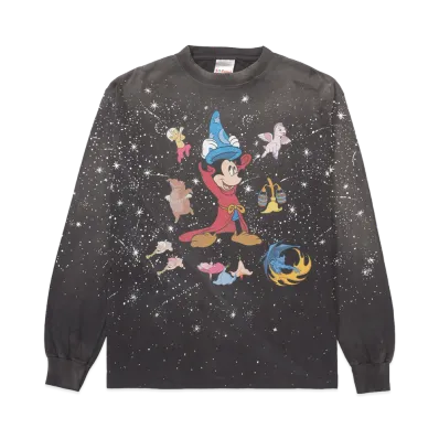 SAINT Mxxxxxx x Disney DSNY LS T-Shirt/Fantasia "Black"