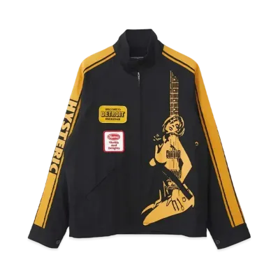 HYSTERIC GLAMOUR Detroit Rock Racing Jacket "Black"