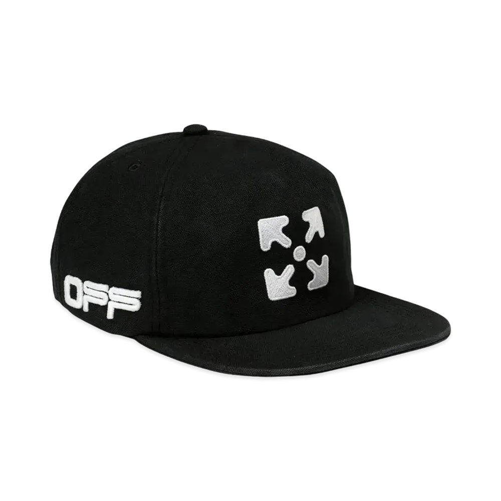 OFF-WHITE Print Arrows Hat "Black"