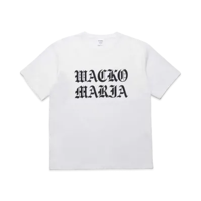 WACKO MARIA Washed Heavy Weight T-Shirt #1 "White"