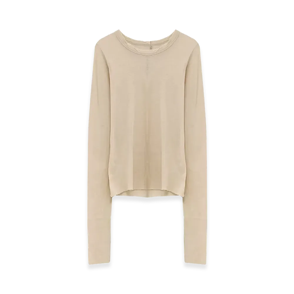 Rick Owens Women's T-Shirts And Polos "Beige"