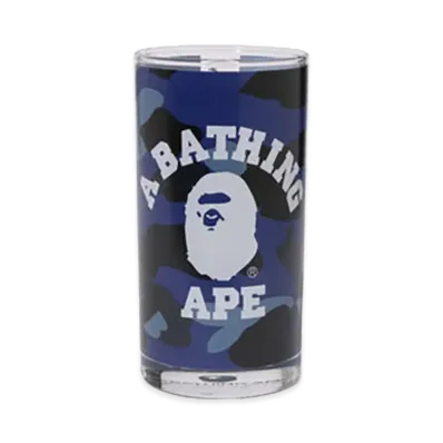 A BATHING APE Color Camo College Glass "Navy"