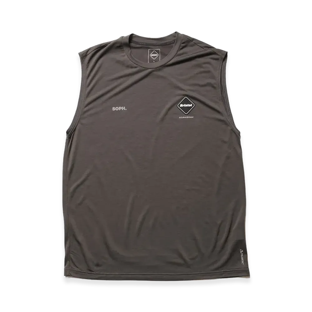 F.C.Real Bristol Polartec S/L Workout Top "Charcoal Gray"