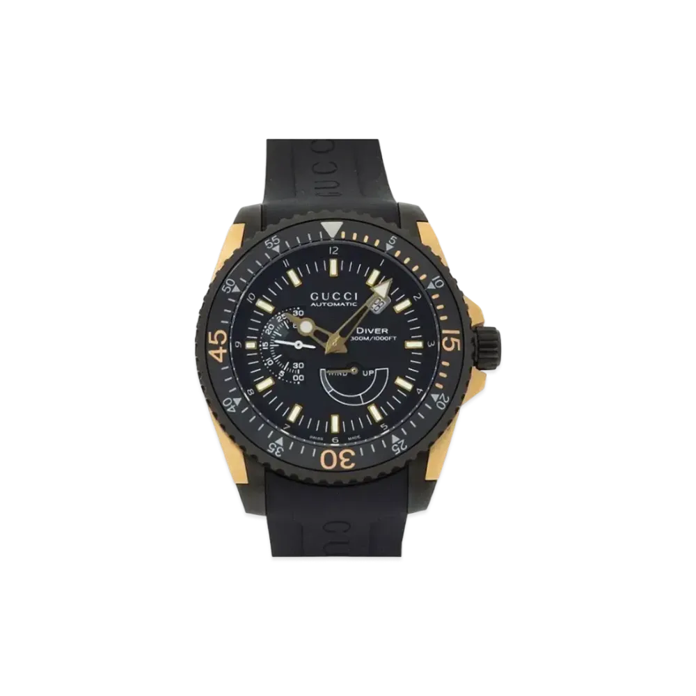 GUCCI Dive Diver "Black/Stainless Steel"