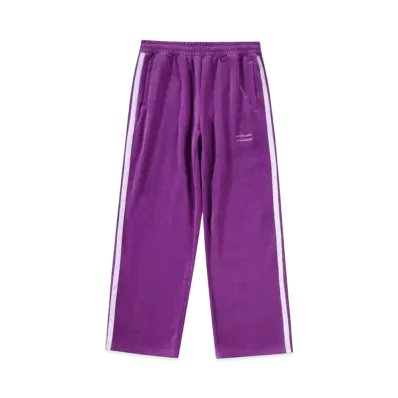 Unknown London Velour Track Pants "Purple"