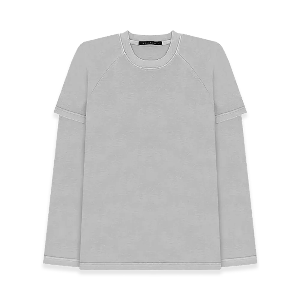 STAMPD Double Layer Relaxed L/S Tee "Gray"