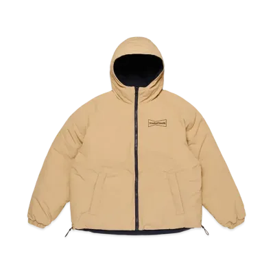 Wasted Youth Reversible Padded Hood Jacket "Beige"