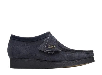 Clarks Wallabee "Ink Hairy Suede"