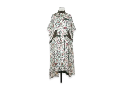 sacai Women's Floral Print Dress "Ivory"