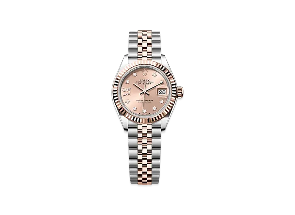 ROLEX Lady-Datejust 28mm Oystersteel & Everose Gold 279171 "Rose-colour"