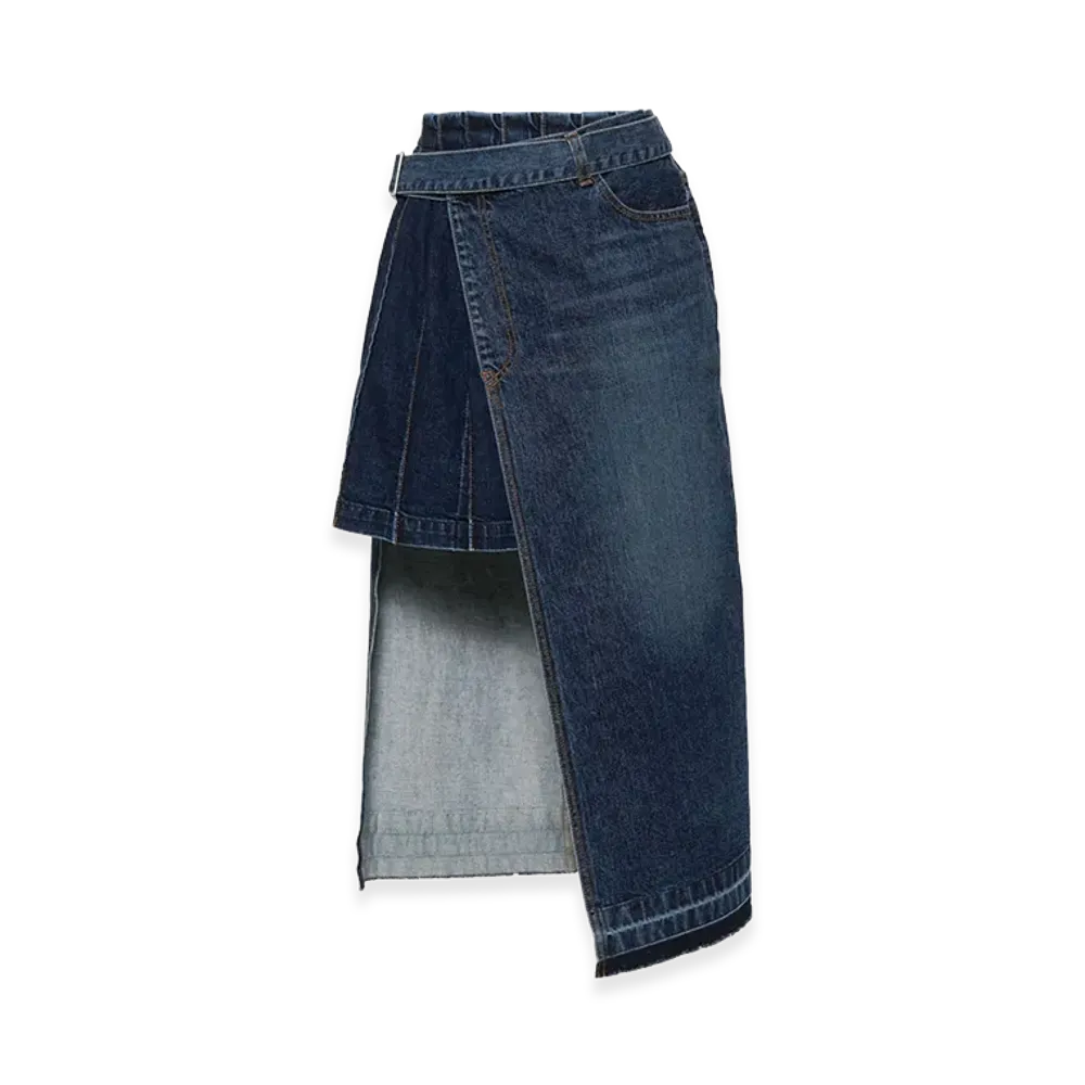 sacai Women's Skirts "Blue"
