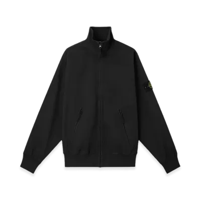 Stone Island Zip Up Cardigan "Black"