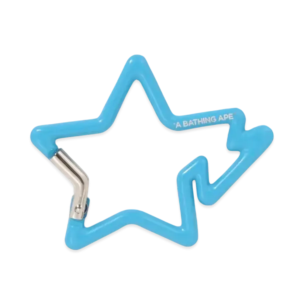A BATHING APE STA Carabiner "Blue"