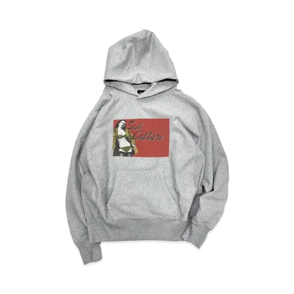 SubCulture Leopard Girl Hoodie "Gray"