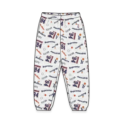 Supreme x Mitchell & Ness Teams Sweatpant "Ash Grey"