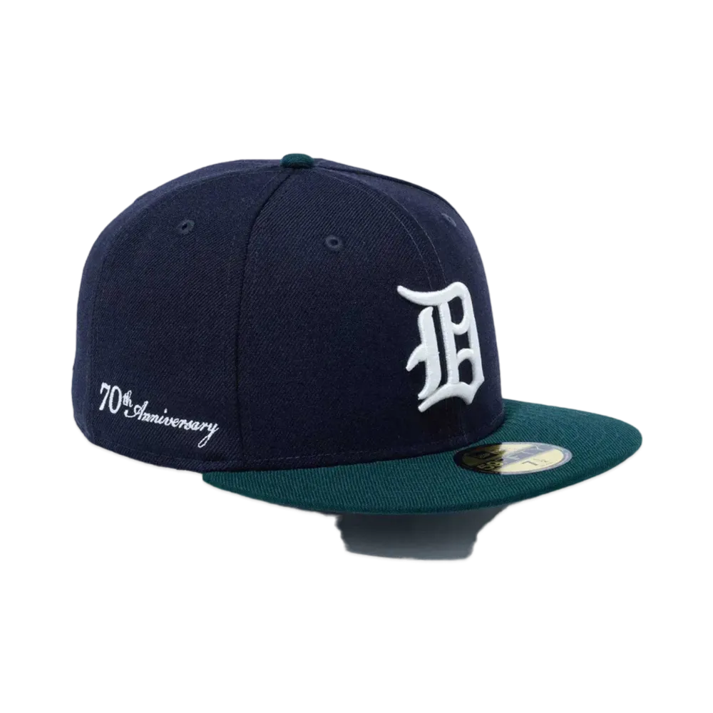NEW ERA 59Fifty Day Memorial Collection Detroit Tigers Cooperstown "Navy/Dark Green"