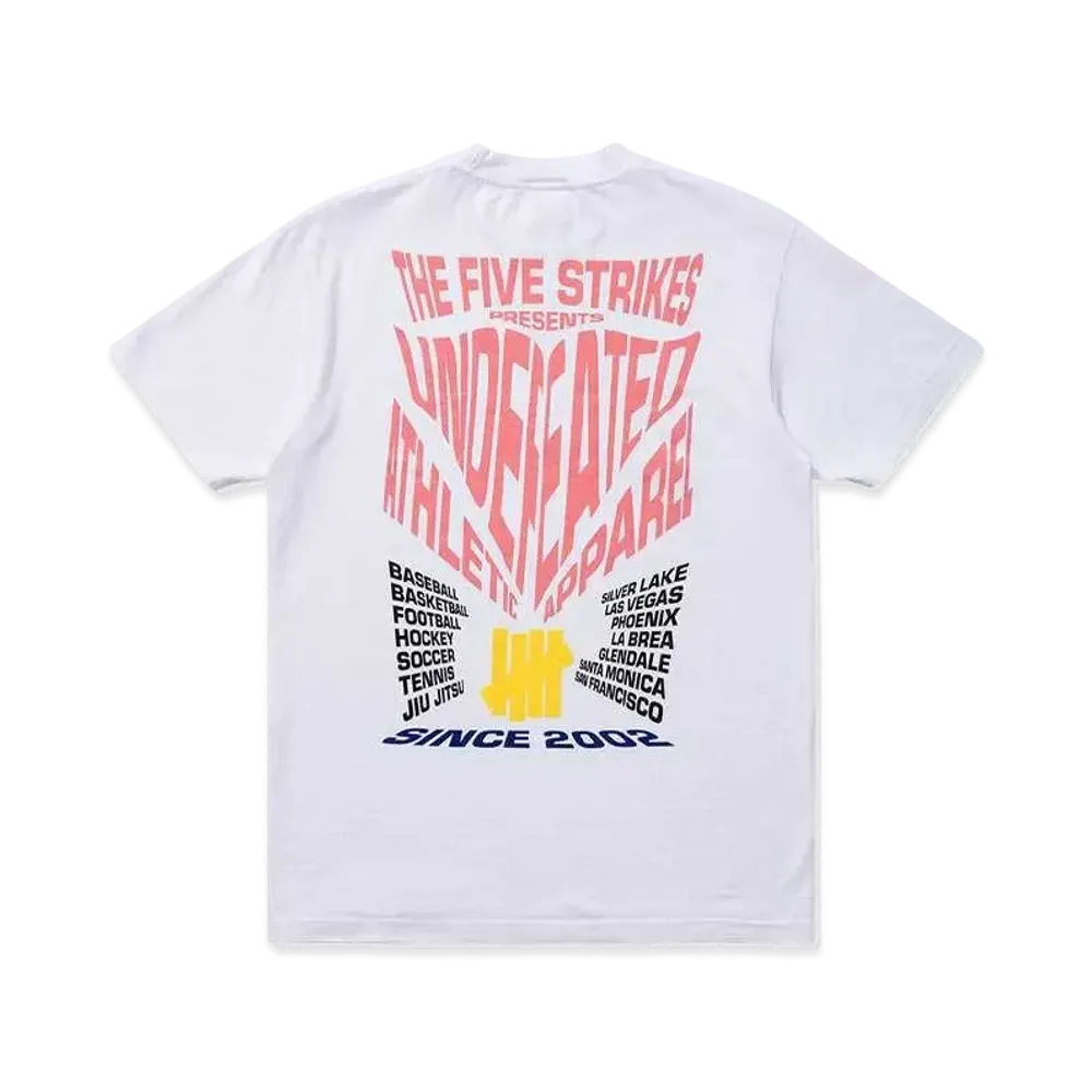 UNDEFEATED RAVER S/S TEE - 80281 "White"