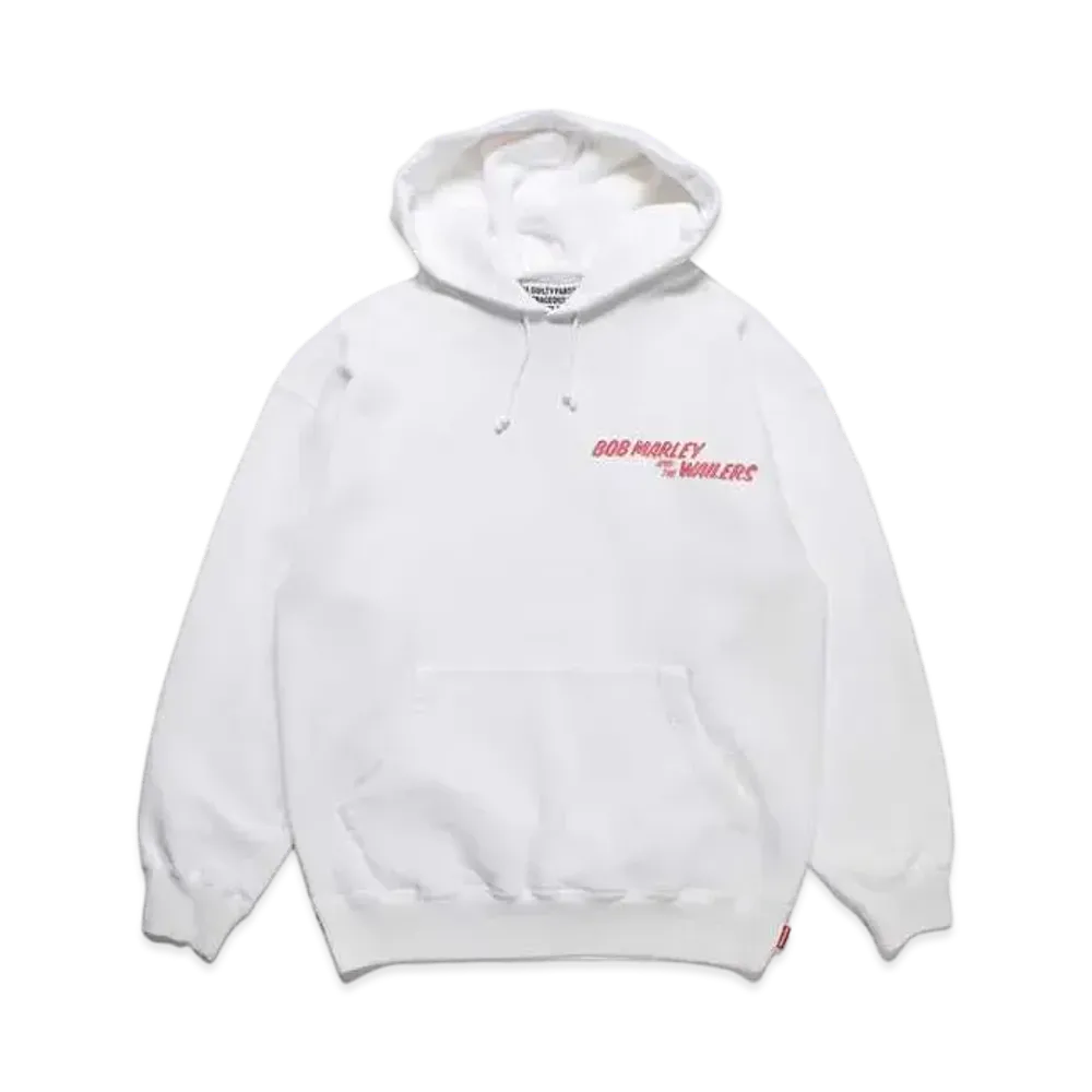 WACKO MARIA Bob Marley / Middle Weight Hooded Sweat Shirt "White"