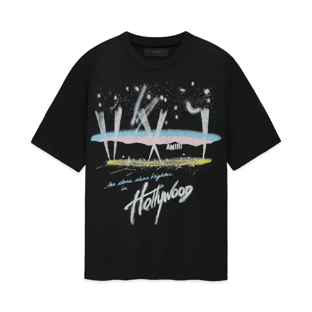 AMIRI Hollywood Lights Tee "Black"