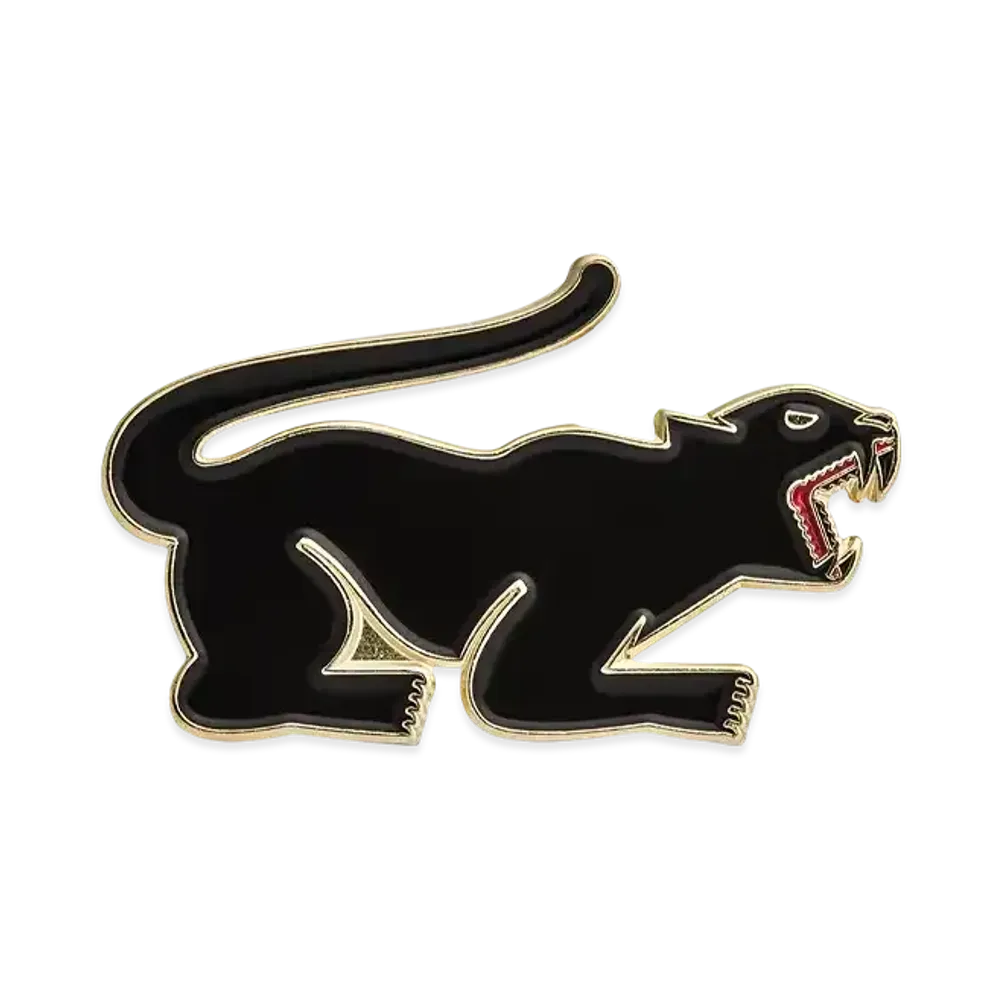 DENIM TEARS Panther Pin "Black"