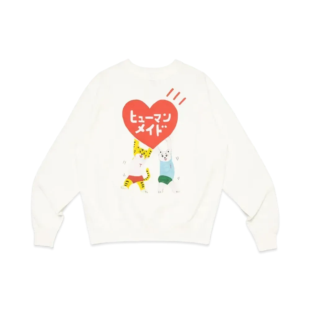 HUMAN MADE Keiko Sootome Sweat Shirt #2 "White"