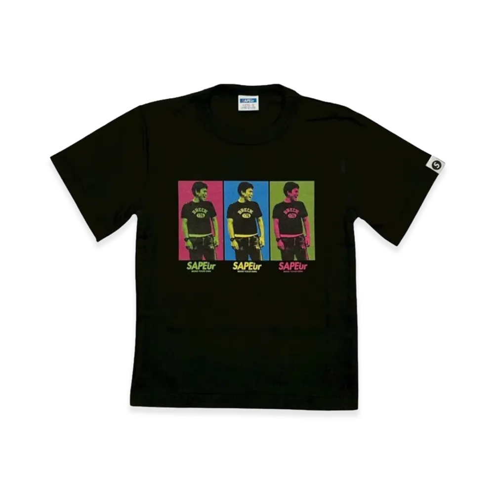SAPEur x MASATOSHI HAMADA Kids Traffic Light S/S T-Shirt "Black"
