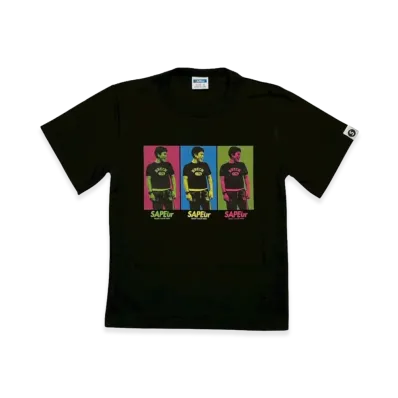 SAPEur x MASATOSHI HAMADA Kids Traffic Light S/S T-Shirt "Black"