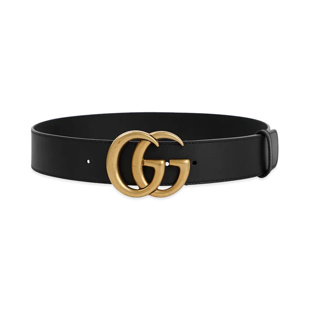 GUCCI Women's 'GG Marmont’ Belt "Black"