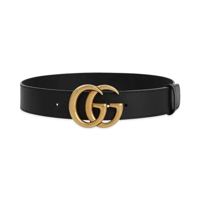 GUCCI Women's 'GG Marmont’ Belt "Black"