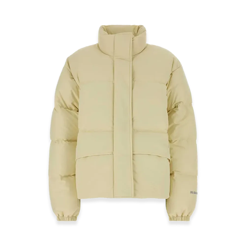 Jil Sander Women's Technical Fabric Quilted Down Jacket "Yellow"