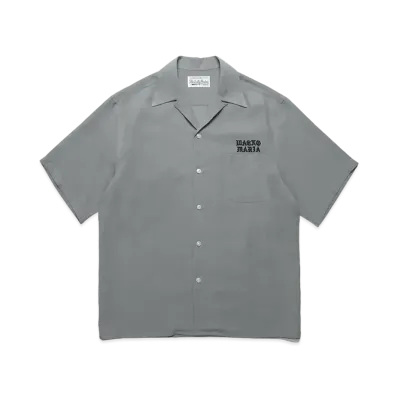 WACKO MARIA 50's Open Collar Shirt "Gray"