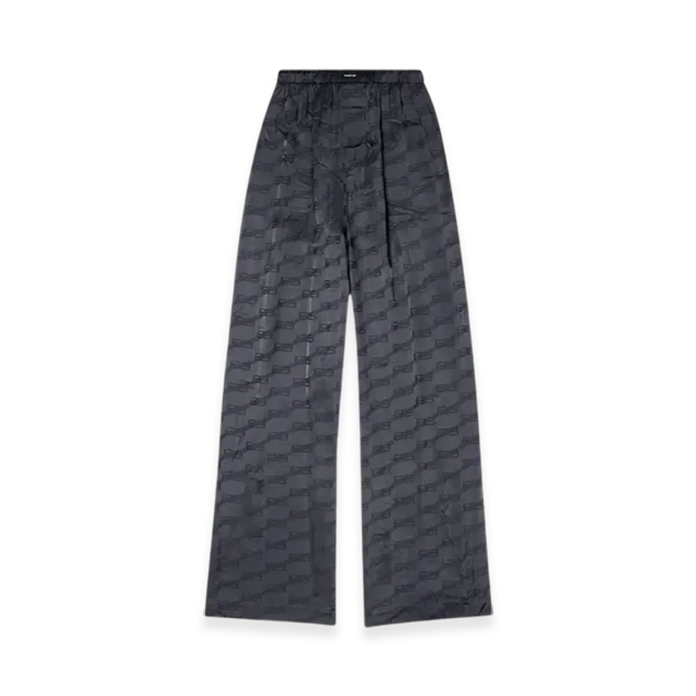 BALENCIAGA BB Monogram Jacquard Pyjama Shorts "Black"