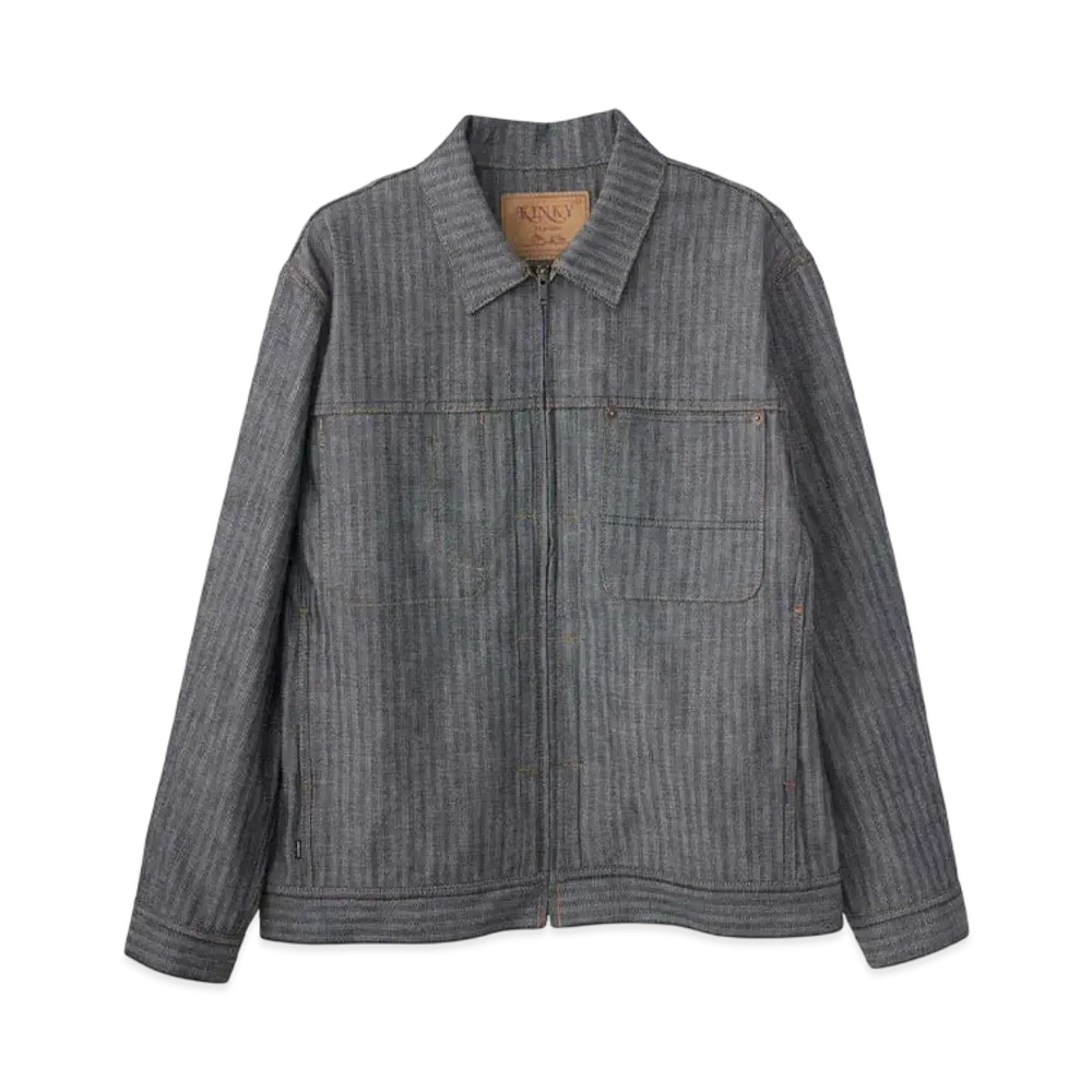 HYSTERIC GLAMOUR Zip Denim Jacket "Light Indigo Blue"